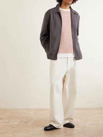 Jil Sander Twill Zip-Up Overshirt