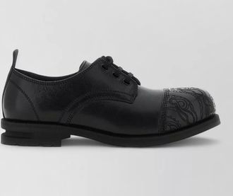 Kiko Kostadinov atro lace up shoes embossed detail