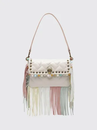 Kurt Geiger Mini borsa a spalla Oxford in pelle con ricami e pietre