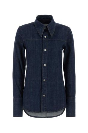 Ami Blue Denim Full Sleeves Shirt