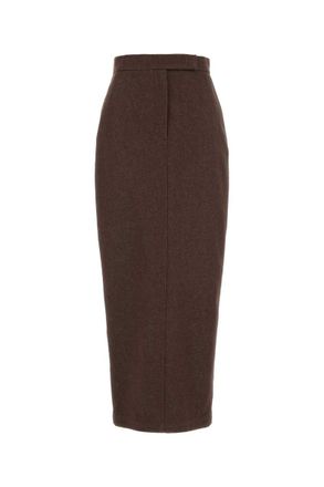 Max Mara Pianosa Long Denim Skirt