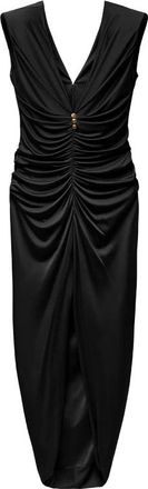 Versace Viscose-Jersey Avondjurk - Dames - Feestkleedjes - Zwart - M - Kleedjes