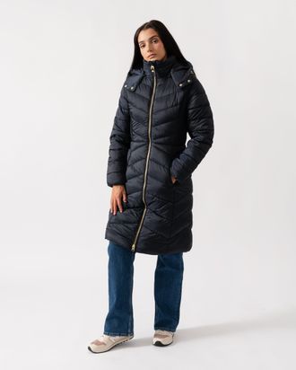 Joules Womens Pembury Coat in Navy - Size 14 UK