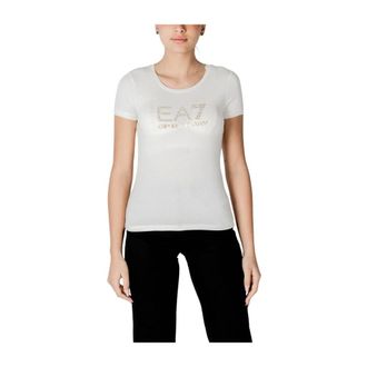 Emporio Armani Emporio Armani Ea7, Dames, Tops, Wit, Maat: XS Katoen