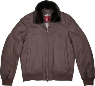 Montecore Bomber Jackets, male, Brown, Size: XL Bomber Jacket