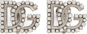 Dolce & Gabbana Orecchini con logo DG - Argento