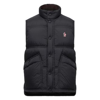 Moncler Vests, male, Black, Size: M Padded Nylon Vest