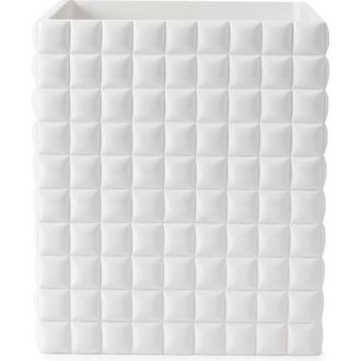 Kassatex Piazza Wastebasket in White at Nordstrom Rack