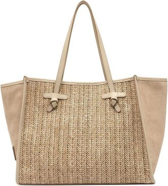 Gianni Chiarini Marcella Tote - Dames - Shoppers - Beige - ONE Size - Leer - Tassen