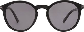 Tom Ford Elton Polarized Smoke Round Mens Sunglasses FT1021-N 01D 51