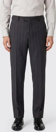 Ferragamo Pantaloni sartoriali in misto lino a righe