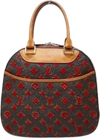 Louis Vuitton Pre-owned Handbags, female, Brown, Size: ONE SIZE Pre-owned Plastic Handbag