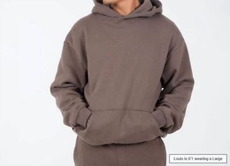 Cove Mens Core Hoodie In Sand