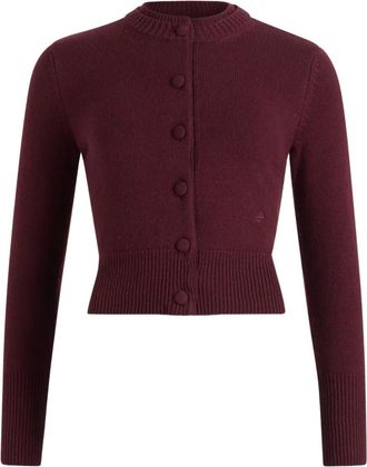 Patou Cardigan con doppio colletto - Rosso