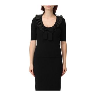 Alessandra Rich Dames, Tops, Zwart, Maat: XS