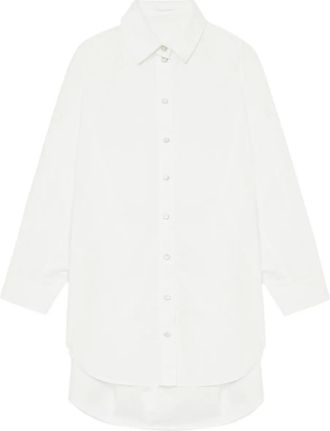 Helmut Lang Blousejurk met knopen - Wit