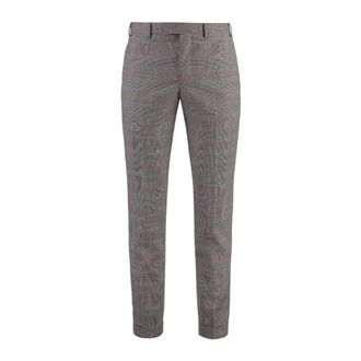 PT01 Geruite Pantalon - Heren - Chinos - Veelkleurig - XL - Leer - Broeken