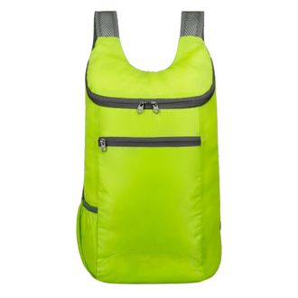 Generic Folding Hiking Backpack Outdoor Custom Travel Bag With Sport Bag Gym Men Lightweight Sport Backpack Kids Hiking Backpack Small with Water (Green, One 