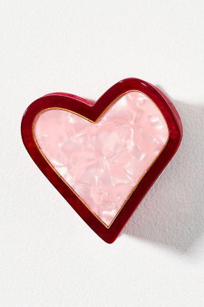 Frasier Sterling Heart Hair Claw Clip