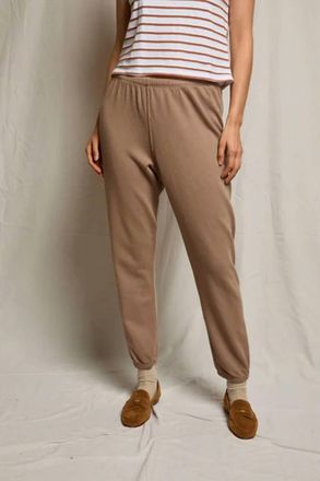 perfectwhitetee Johnny French Terry Jogger In Mocha
