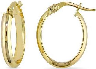 Delmar Slim Hoop Earrings in Gold at Nordstrom Rack