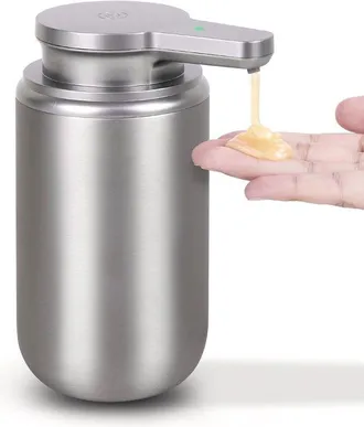 OEM Dispensador Autom&aacute;tico De Jab&oacute;n, Dispensador Manual Jab&oacute;n Acero Inoxidable, Bomba Recargable Sin Contacto Jab&oacute;n Manos 355 Ml (12 Oz) Ba&ntilde;o Cocina