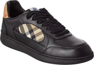 Burberry Check Terrace Leather Sneaker