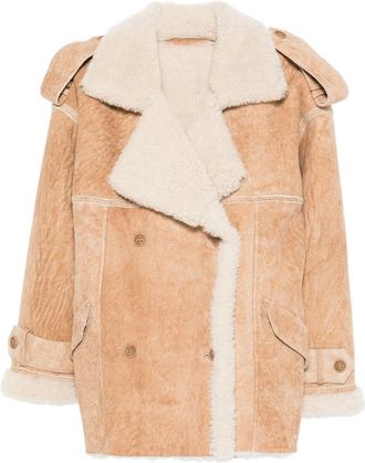 Santoro London Double-breasted Sheepskin Jacket