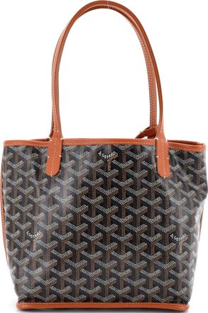 Goyard Anjou Reversible Tote Coated Canvas Mini