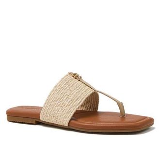 Lands End Haven Stretch Raffia Sandals in Egret at Nordstrom, Size 8.5