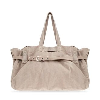 Golden Goose Tote Bags, female, Gray, Size: ONE SIZE Cotton Shopper Bag