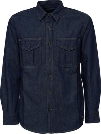 Filson Camicia Denim Guide - - Shirts - Uomo - Blu - S