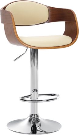 Clp Taburete De Bar Kingston Nogal/crema