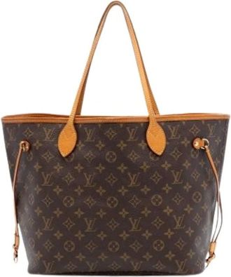 Louis Vuitton Pre-owned Tote Bags, female, Brown, Size: ONE SIZE Pre-owned Neverfull MM