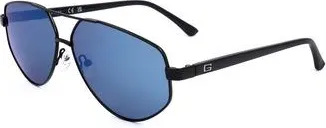 Guess Blue Mirror Navigator Unisex Sunglasses GF5076 01X 60