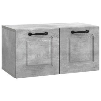 vidaXL Mueble Para Tv De Pared Gris Hormig&oacute;n 59,5 X 31 X 30 Cm Vidaxl