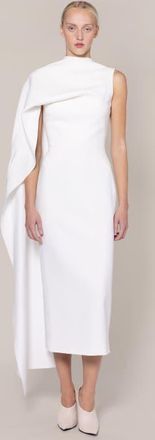 Roksanda Ilincic Edith Crepe Bridal Dress in Ivory at Nordstrom, Size 10