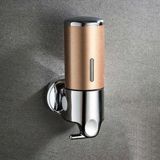 OEM Dispensador De Jab&oacute;n Mural De 450 Ml - Abs Y Silicona - F&aacute;cil Instalaci&oacute;n Para Cocina Y Ba&ntilde;o - Compatible Con Gel De Ducha Y Jab&oacute;n L&iacute;quido