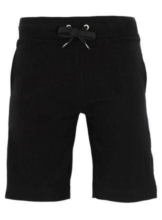 Moschino Mens Side Stripe Logo Shorts In Black