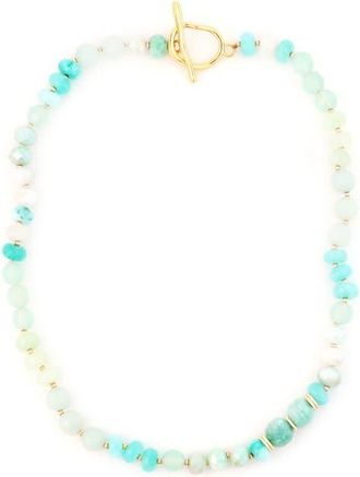 Panacea Amazonite Stone Necklace in Green at Nordstrom