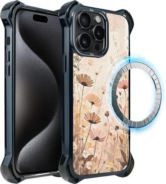 OEM Funda Ibizu Dropguard Ultra Para Iphone 15 Pro Max Con Magsafe, Boho, Flower Meadow