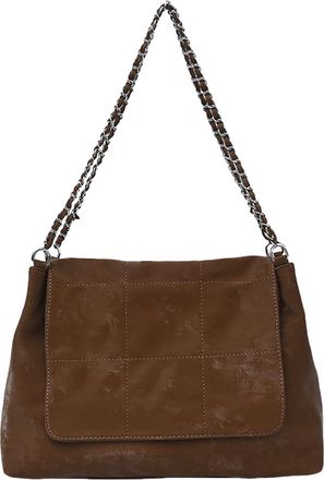 Generic Cymwer PU Leather Shoulder Bag Vintage Bag Large Tote Bag for Women (Coffee) (Coffee)