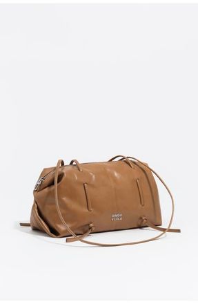 Bimba & Lola Leather Lolita Shoulder Bag in Honey at Nordstrom