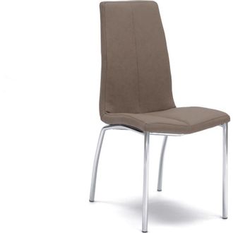 Stones Viva - Sedia in ecopelle marrone 4 pz