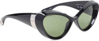Jean Paul Gaultier Zwarte zonnebril Stijlvolle modieuze verklaring - Dames - Zonnebrillen - Zwart - ONE Size - Accessoires