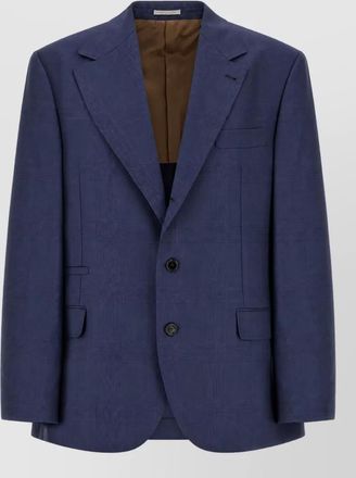 Brunello Cucinelli virgin wool single breasted blazer