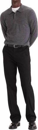 Dockers Classic Fit Easy Khakis In Dark Gray/black
