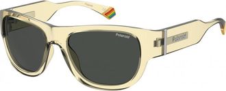Polaroid Womens PLD-6197-S-MC-40G PLD 6197 S MC 55 40G Sunglasses - Yellow - One Size