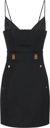 Elisabetta Franchi adjustable-straps mini dress - Black