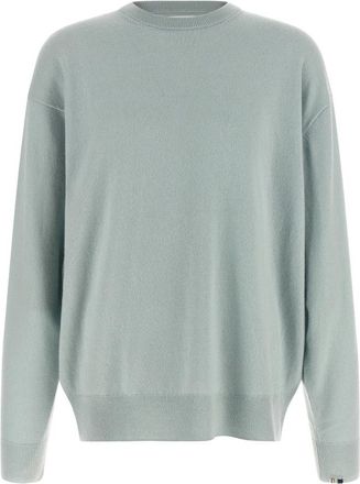 Extreme Cashmere N&deg;476 April Ronde Hals Trui - Heren - Cashmere truien - Blauw - ONE Size - Kasjmier - Truien & Vesten